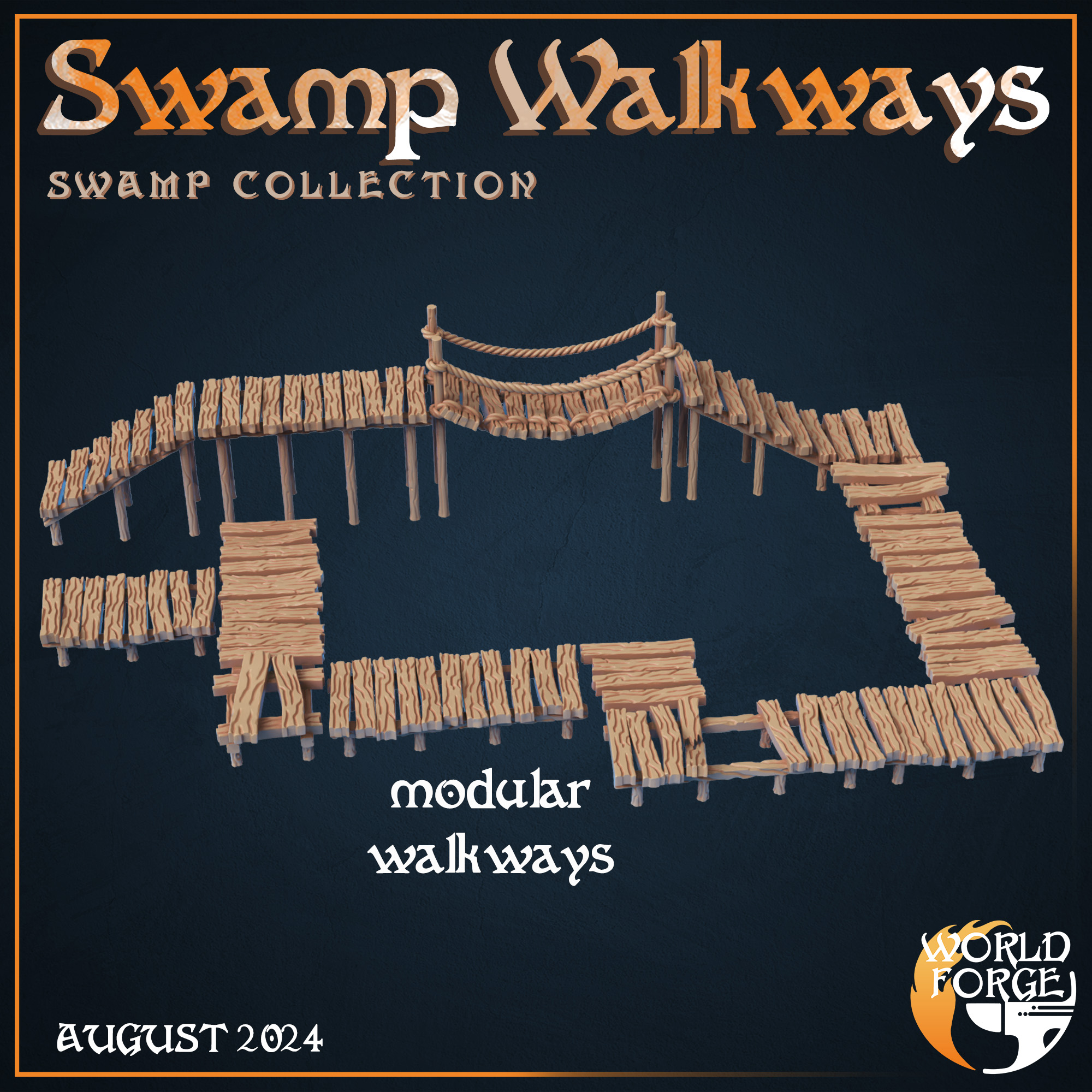Swamp Wooden Walkways
